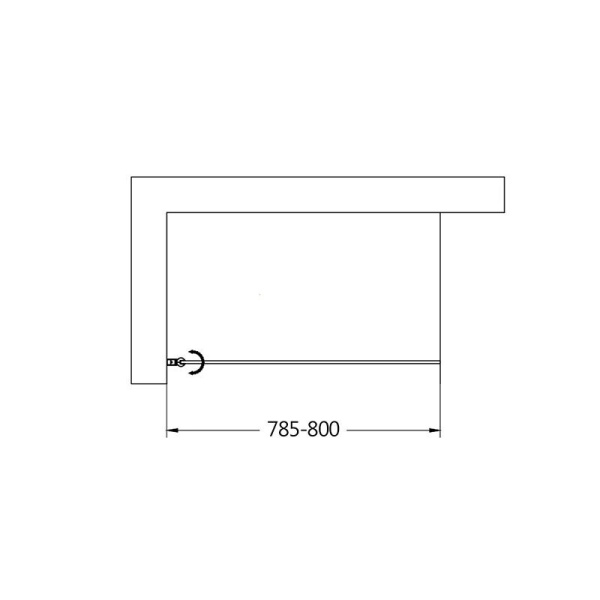 Шторка на ванну Aquame AQM2851-9